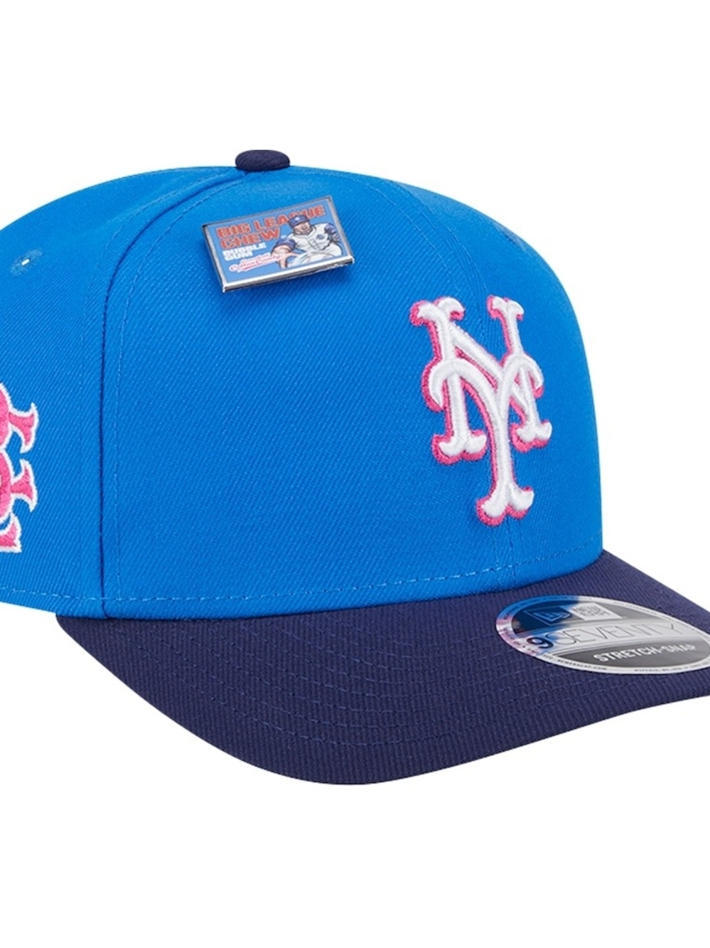 Men's New York Mets New Era Blue/Navy 2024 Big League Chew Flavor Pack 9SEVENTY